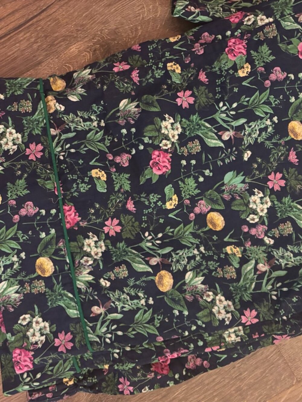 JCREW Cotton poplin long-sleeve pajama set in winter garden floral - Picture 9 of 9